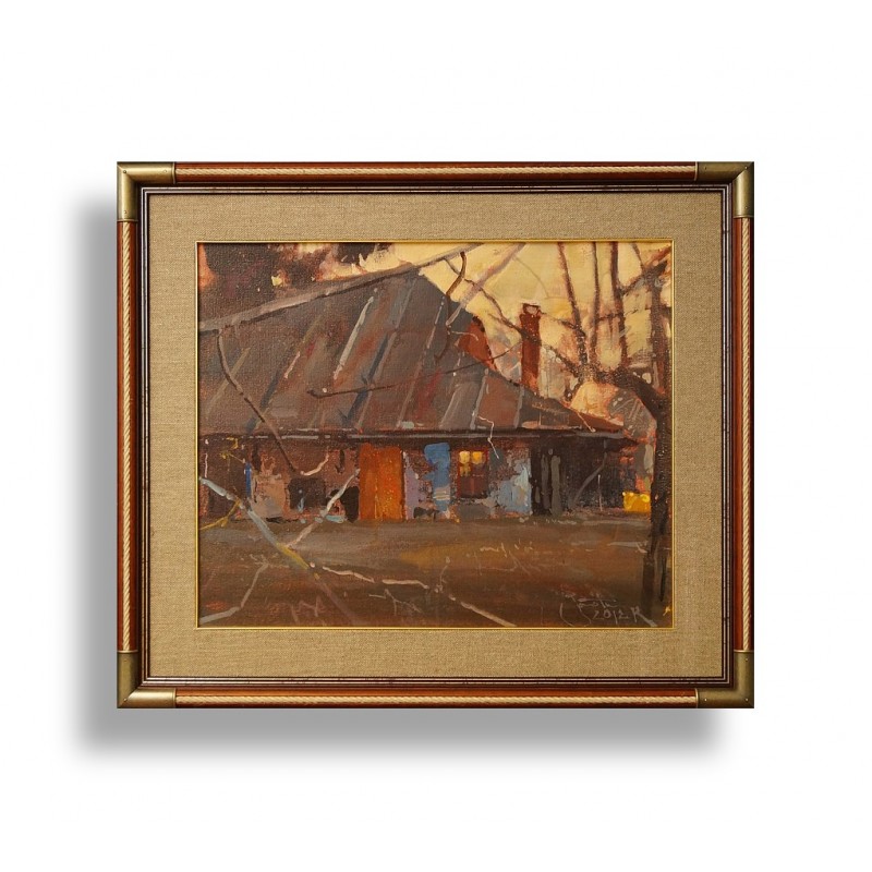 Wodzimierz_Janota_Stary_dom_w_ywcu_50x60cm_obraz_69x79cm_rama_akrylolejpotno_2012.jpg