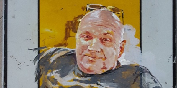 .... Maestro Leszek Żegalski i portret Dariusza Hrybika na znaku drogowym!